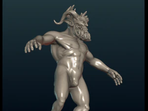 demon figure 3D Model