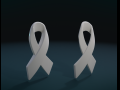 Cancer Ribbon 3D Model