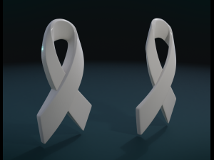cancer ribbon 3D Принт Модель