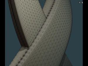 cancer ribbon 3D Print Model