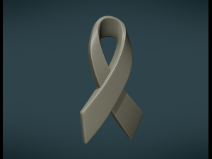 cancer ribbon 3D Принт Модель