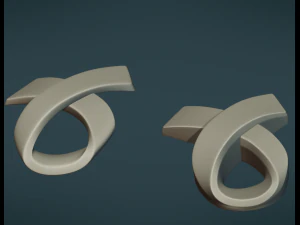 cancer ribbon 3D Print Model