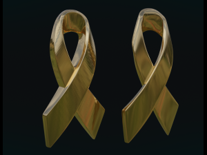 cancer ribbon 3D Принт Модель