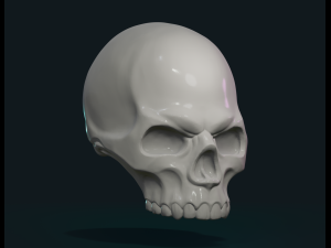 stylized skull 3D प्रिंट मॉडल