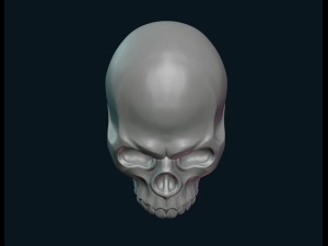 stylized skull 3D प्रिंट मॉडल