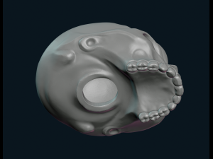 stylized skull 3D प्रिंट मॉडल