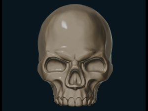 stylized skull 3D प्रिंट मॉडल