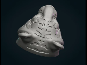 tiger head 3D Print Model