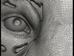 tiger head 3D Print Model