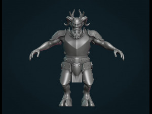 demon figure ii Modelo de impresión 3D
