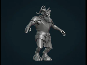 demon figure ii 3D Print Model