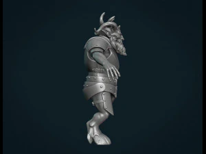 demon figure ii 3D Print Model