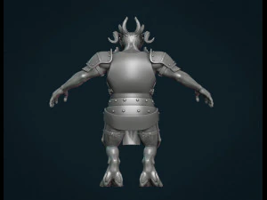 demon figure ii 3D Print Model