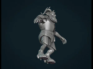 demon figure ii 3D Print Model