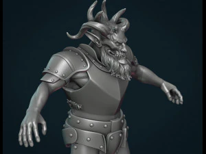 demon figure ii 3D Print Model