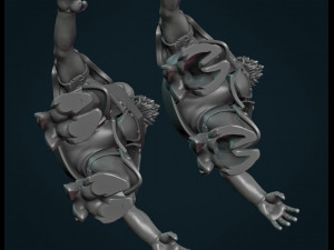 demon figure ii Modelo de impresión 3D