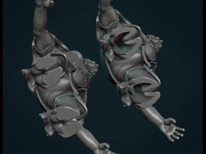 demon figure ii 3D Print Model