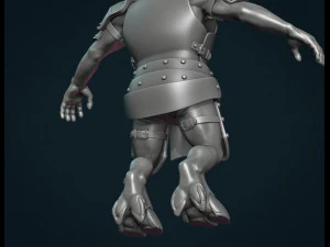 demon figure ii 3D Print Model