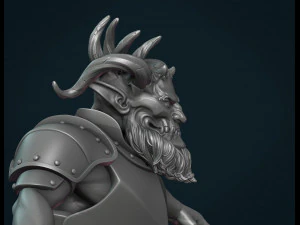 demon figure ii 3D Print Model