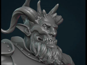 demon figure ii 3D Print Model