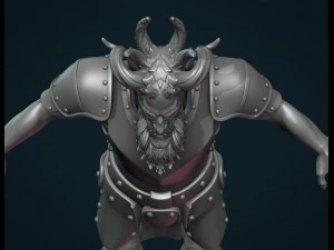 demon figure ii 3D Print Model