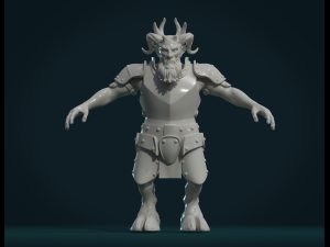 demon figure ii 3D Print Model