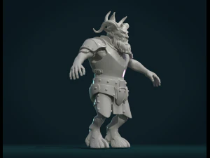 demon figure ii 3D Print Model