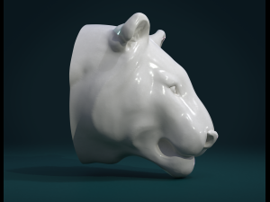 tiger head ii 3D Принт Модель