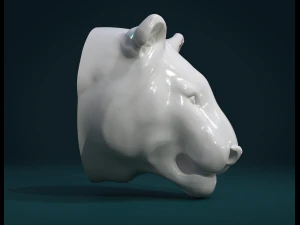 tiger head ii 3D Print Model