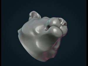tiger head ii 3D Принт Модель