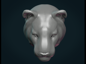 tiger head ii 3D Принт Модель