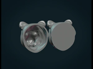 tiger head ii 3D Print Model