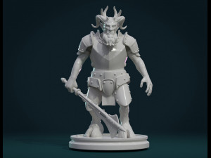 demon figure iii 3Dプリントモデル