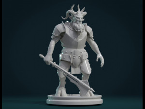 demon figure iii 3D Baskı Modeli