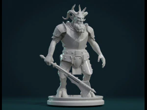 악마 그림 iii 3D 프린트 모델