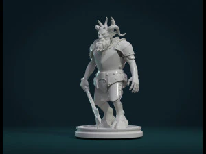 demon figure iii 3D Print Model