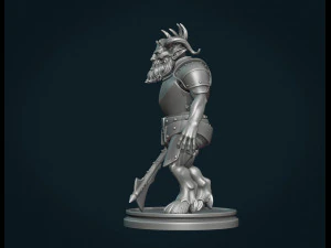 demon figure iii 3D Print Model