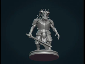demon figure iii 3D Print Model