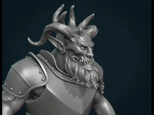 demon figure iii 3D Print Model