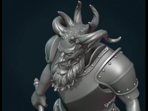 demon figure iii 3D Print Model