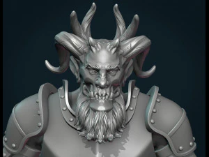 demon figure iii 3D Print Model