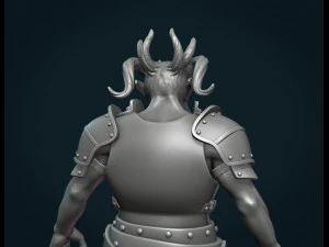 demon figure iii 3D Print Model