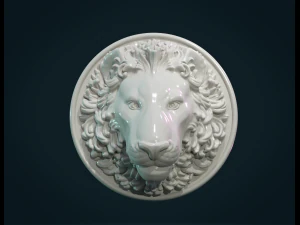 lion head 3D Print Model
