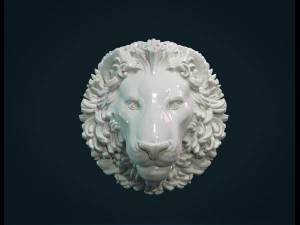 lion head 3D Print Model