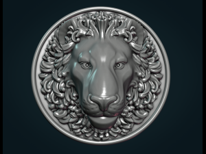 lion head Modèles 3D en vedette