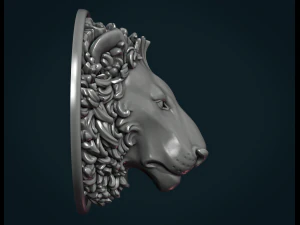 lion head 3D Print Model