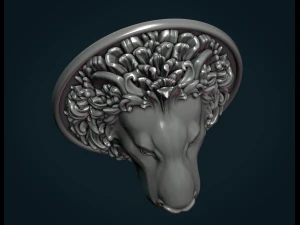 lion head 3D Print Model