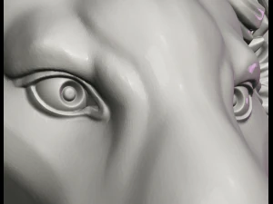 lion head 3D Print Model