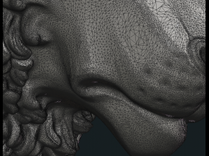 lion head Modèles 3D en vedette