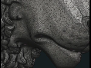 lion head 3D Print Model